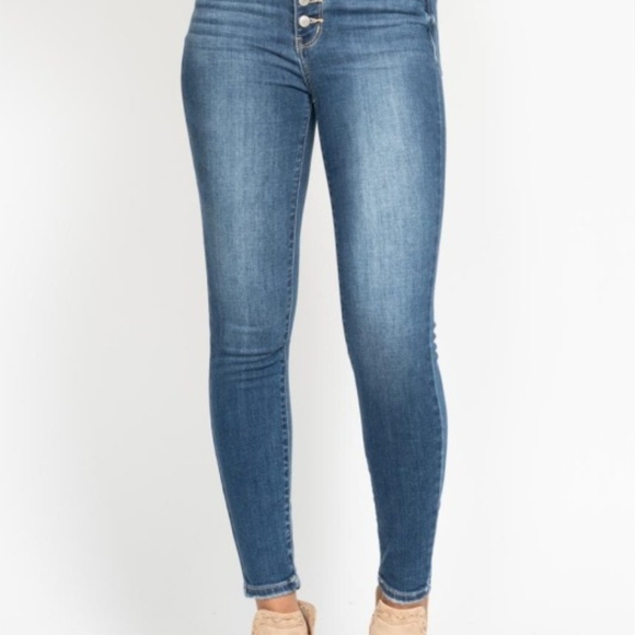 Judy Blue Denim - Judy Blue Women's Skinny Jeans in Deep Blue